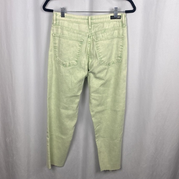 Kut From The Kloth Pastel Green Acid Wash Rachel Mom Jeans - NWT - Size 4 - Picture 12 of 15